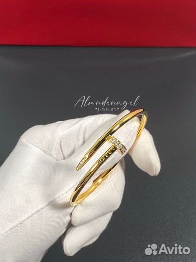 Браслет Cartier juste un clou гвоздь золото