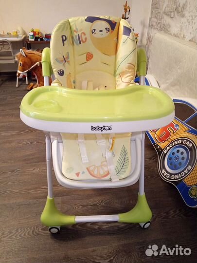 Стульчик для кормления babyton optima green