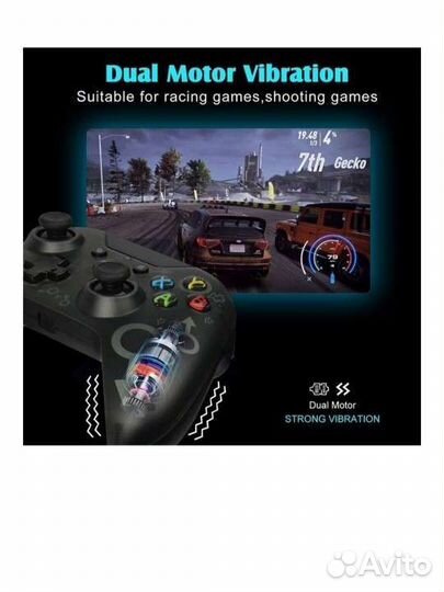 Беспроводной геймпад для Xbox One/S/X, PS3 и PC