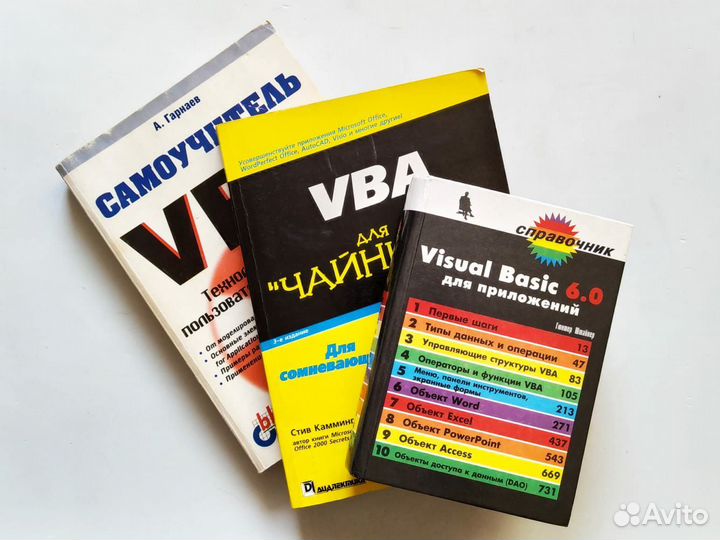 Книги по Visual Basic Визуал Бейсик