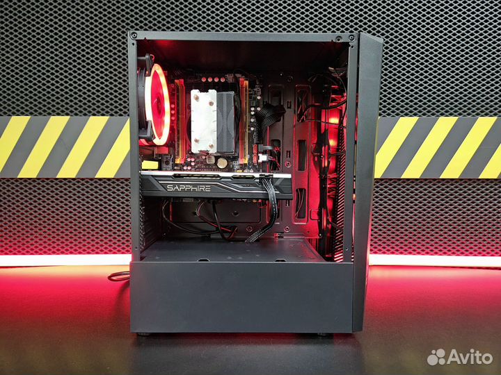 Игровой пк Xeon 6 (12) ядер/RX 570 4GB/16GB