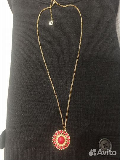 Колье цепочка с кулоном