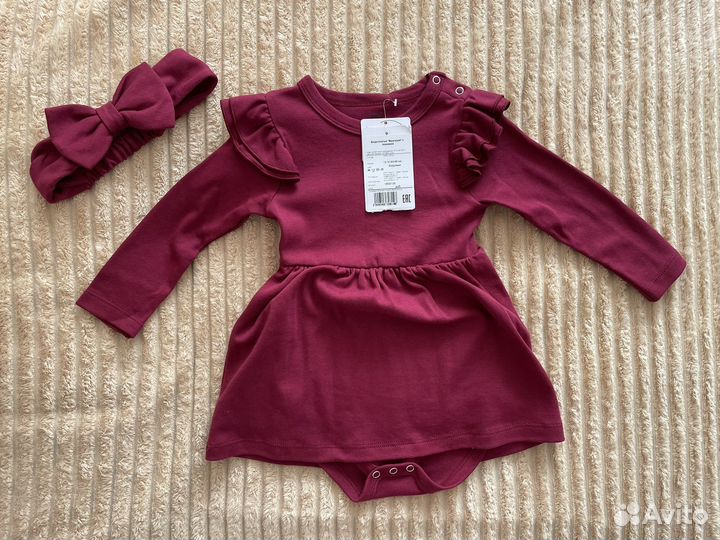 Платье для девочки 80-86