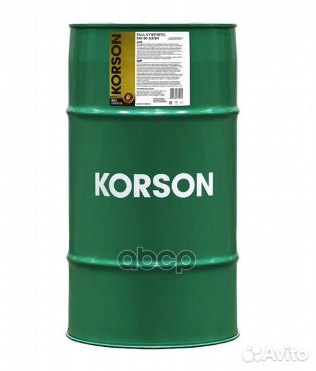 5W-30 full synthetic A3/B4 60л (синт. мотор. ма