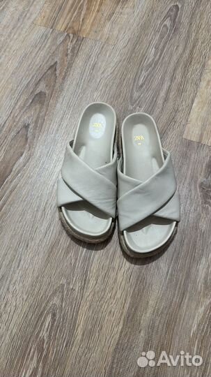Шлепки zara