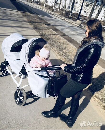 Продам коляску для двойни Bebetto 42 Comfort