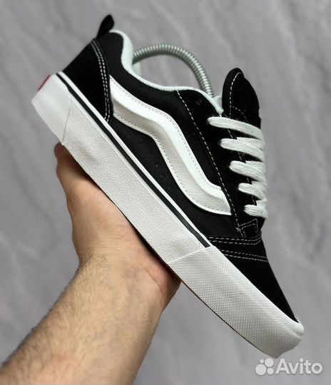 Кеды Vans knu skool мужские женские luxe