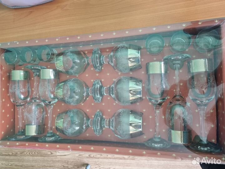 Подарочный набор, бокалы рюмки