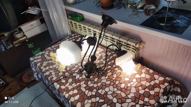 Люстра 3 х рожковая б/у