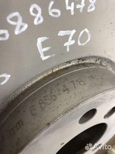 Передние тормозные диски бмв ф15 ф16 е70 е71 3.0d