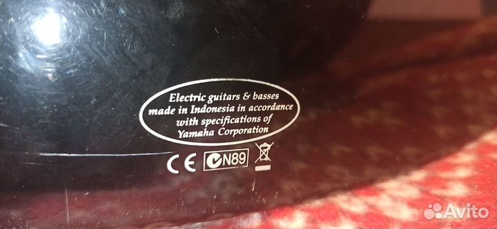 Электрогитара yamaha pacifica 112j, Индонезия