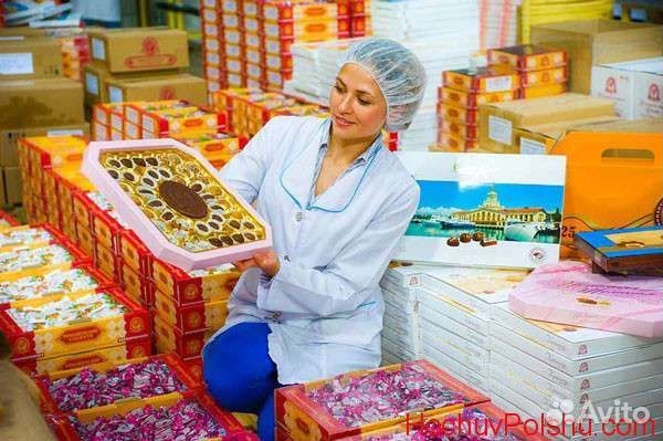 Фасовка конфет вахта Жилье + Питание 20 смен