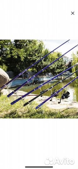 Подставка для удочек металлическая 2 шт