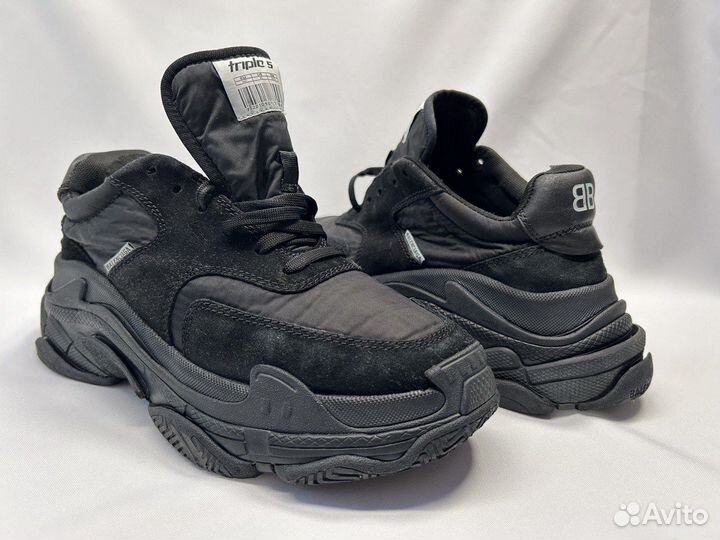Balenciaga Triple-S черные Баленсиаги