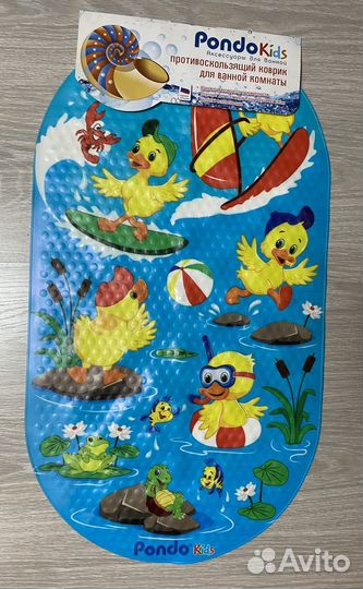 Противоскользящий коврик детский