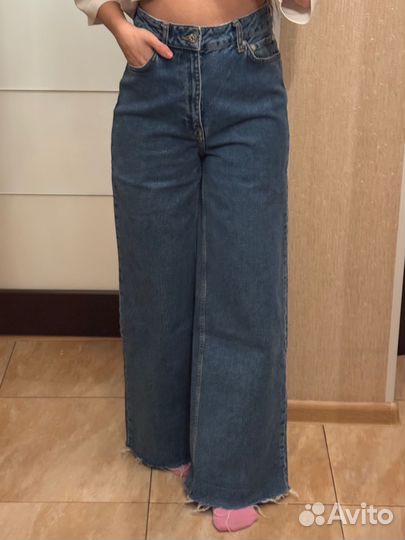 Джинсы винтажные широкие