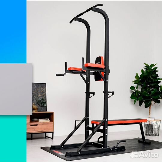 Турник 3 в 1 со скамьей новый 33.543.529