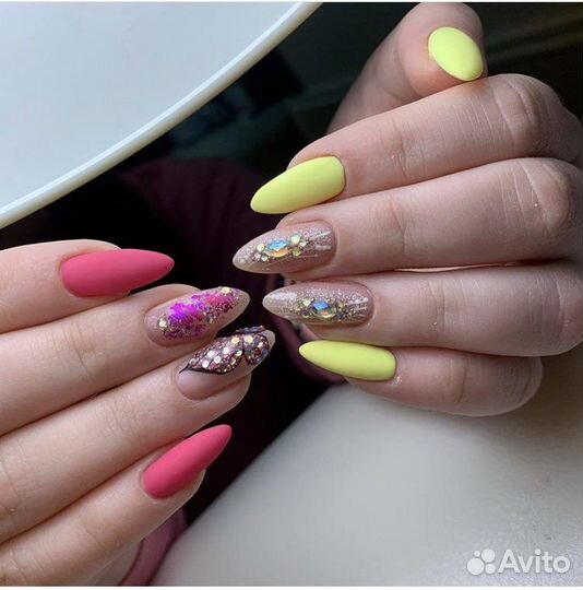Наращивание ногтей. Гель лак. Маникюр