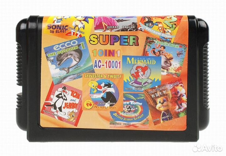 Картириджи для игр. приставки Sega (16 бит)