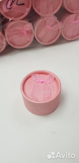 Подарочная коробка круглая для бижутерии