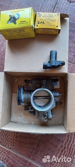 Патрубок дроссельной заслонки kalina