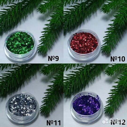 Рыбья чешуя декор для ногтей