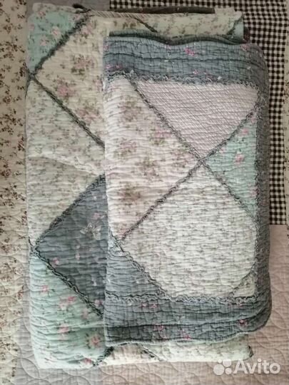 Покрывало лоскутное пжчворк с наволочками