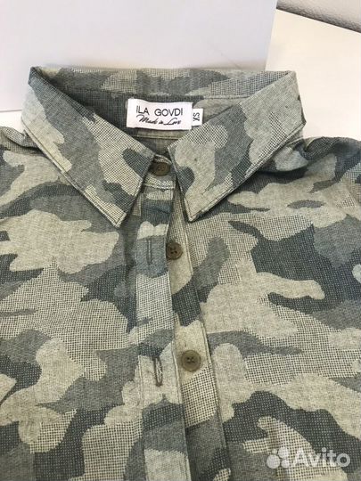 Пляжная туника хаки XS фирменная новая