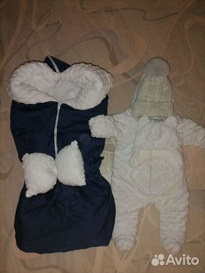 Зимний конверт для новорожденных на выписку