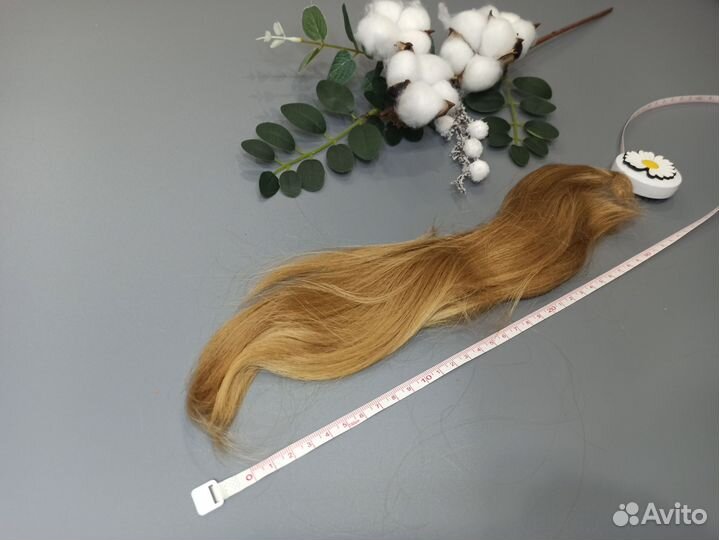 Волосы натуральные срез