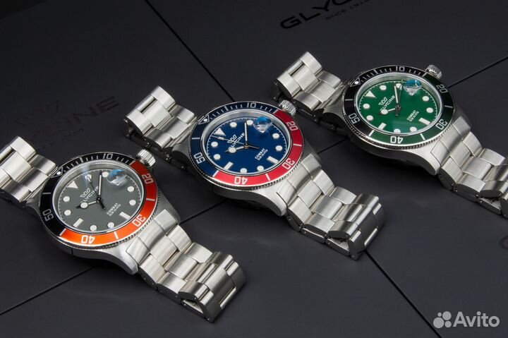Часы Glycine Combat SUB Швейцария новые