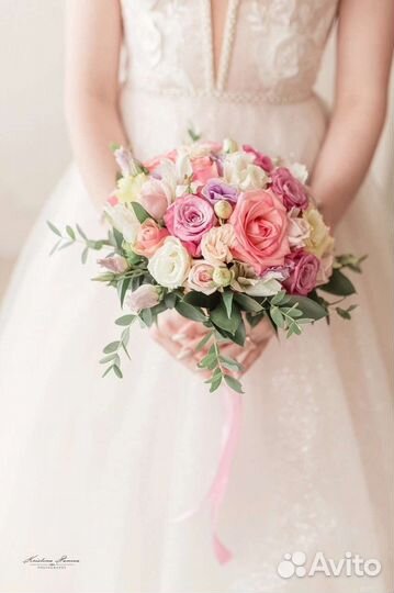 Цветы розы букет