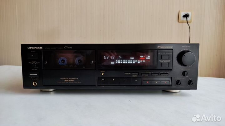 Pioneer CT 656 кассетная дека,220 Вольт в отл.сост