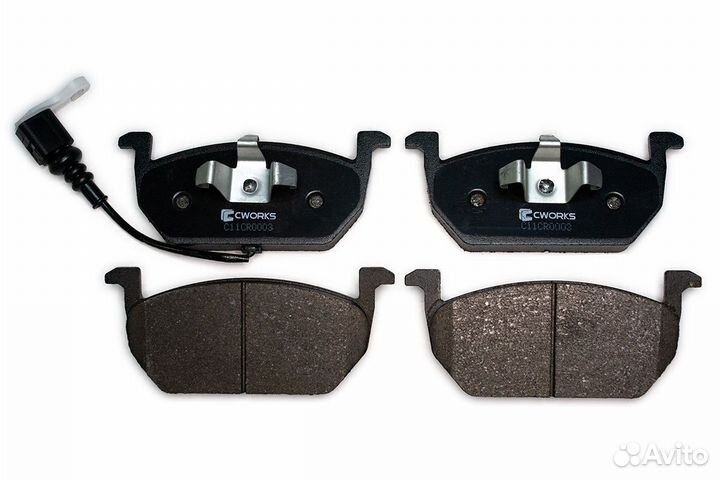 Тормозные колодки передние (Low Metall