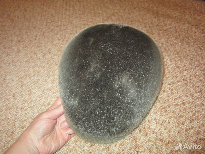 Шапка кепка меховые мужские из нерпы и норки