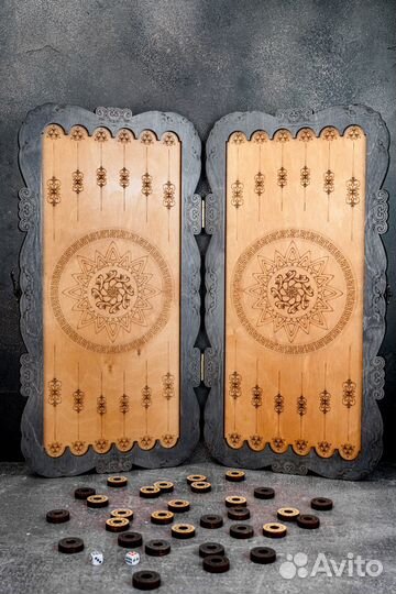 Нарды большие с чехлом именные