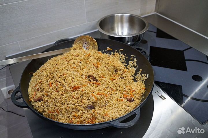 Казан чугунный узбекский новый 3,5 л. Намагман