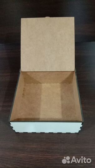 Коробка из белого хдф