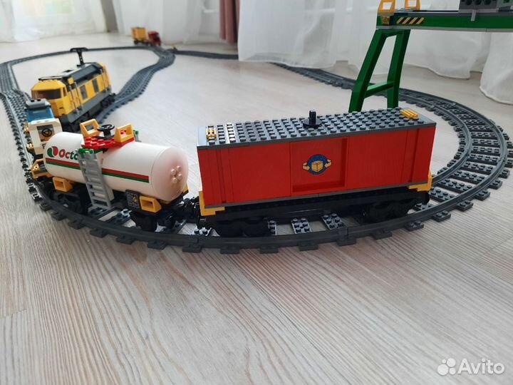 Lego city (лего сити) товарный поезд 7939