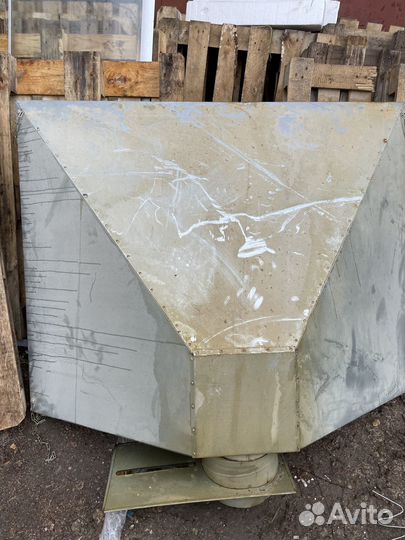 Зонты вытяжные оцинкованные