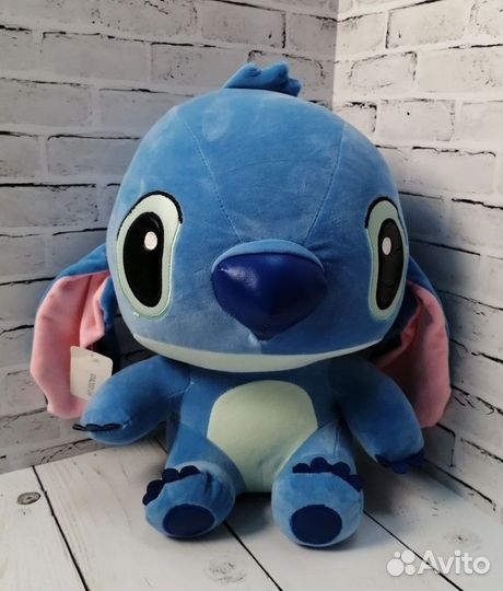 Мягкая плюшевая игрушка, Стич синий 35 см
