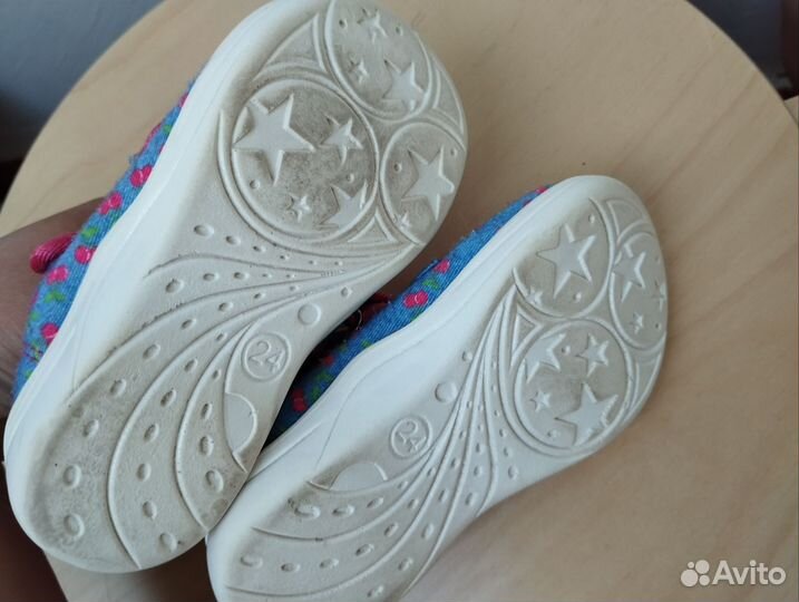 Текстильные босоножки 22 и 24 размер