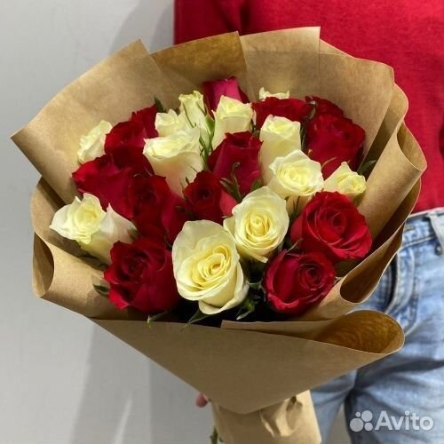 Букет из 25 роз с бесплатной доставкой