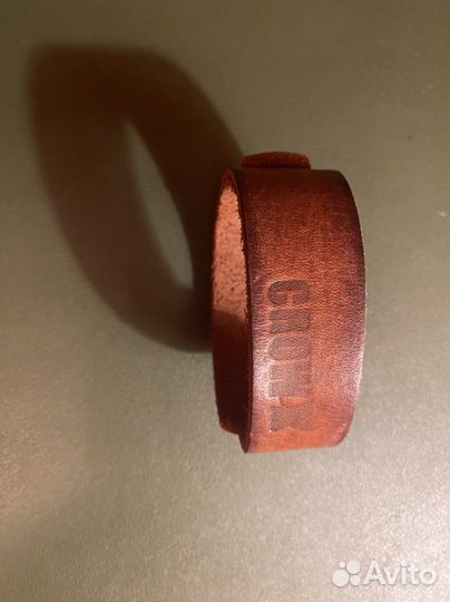 Gold Crow кожаный браслет