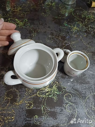 Сахарница и солонка СССР