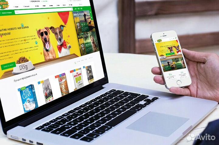 Интернет-магазин зоотоваров (10 000 товаров)