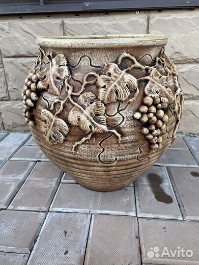 Керамический эксклюзивный горшок