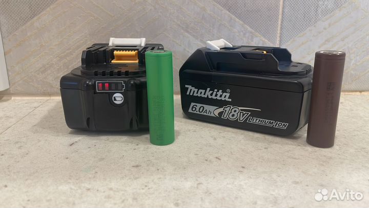 Makita, milwaukee, ryobi аккумуляторы 6-9ач 18v