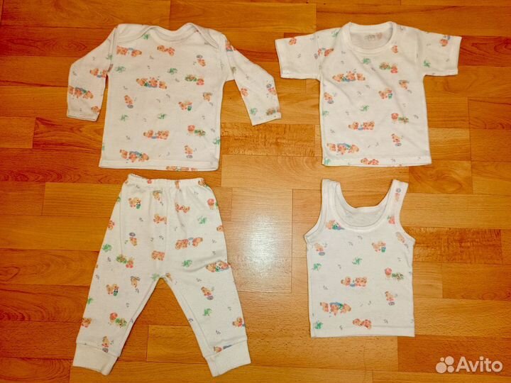 Детские вещи пакетом на мальчика 62 68 74