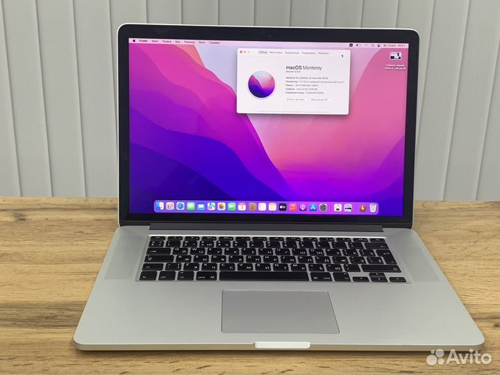 MacBook Pro 15 2018 i7/16/256 Gb
